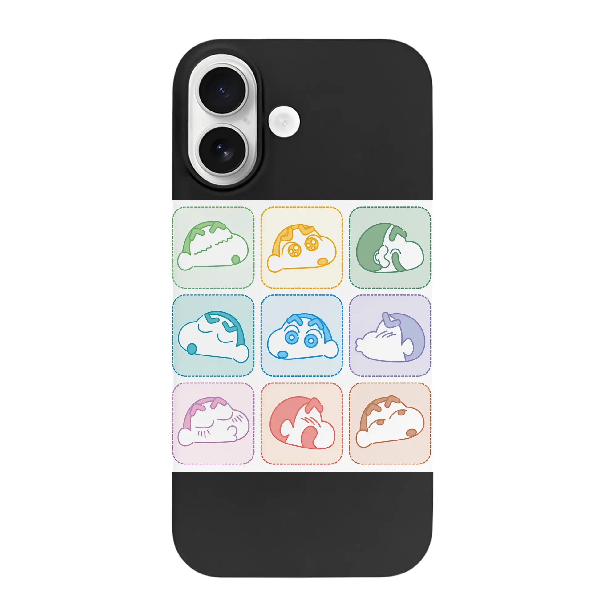 クレヨンしんちゃん グッズ 野原 しんのすけ - iPhone 17 シリーズ シリコンケース 薄型 耐衝撃 指紋防止 ソフトタッチカバー 精密フィット 傷防止 保護ケース iPhone 17/17 Air/17 Pro/17 Pro Max 対応